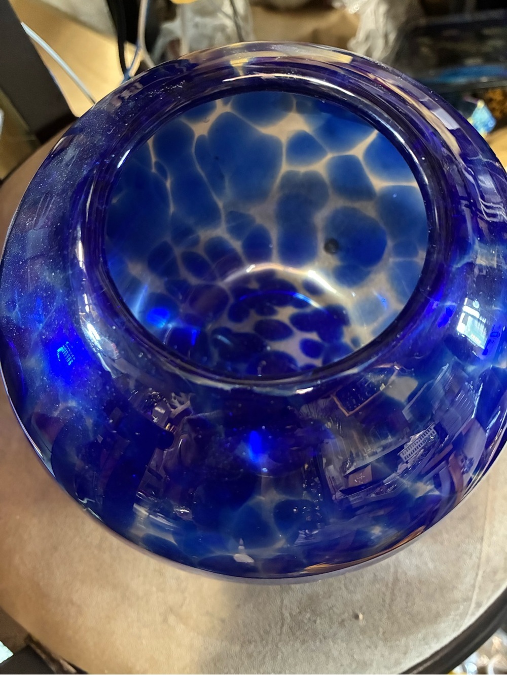8” glass bowl